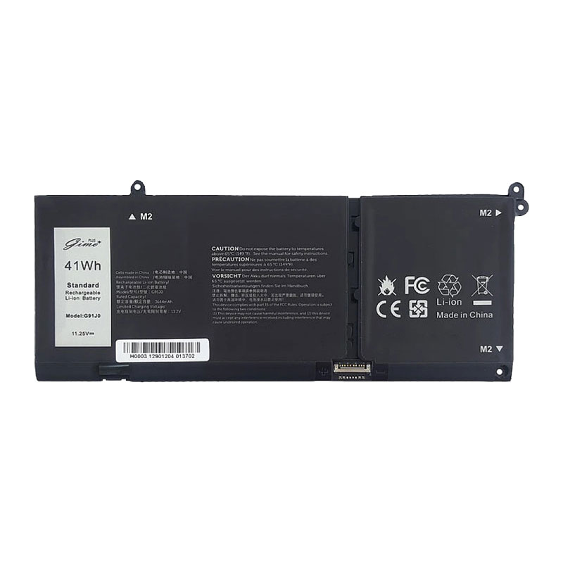 باتری داخلی لپ تاپ دل Dell Latitude 3320 | برند Gimo Plus | ظرفیت 3644 | 41 وات | G91J0