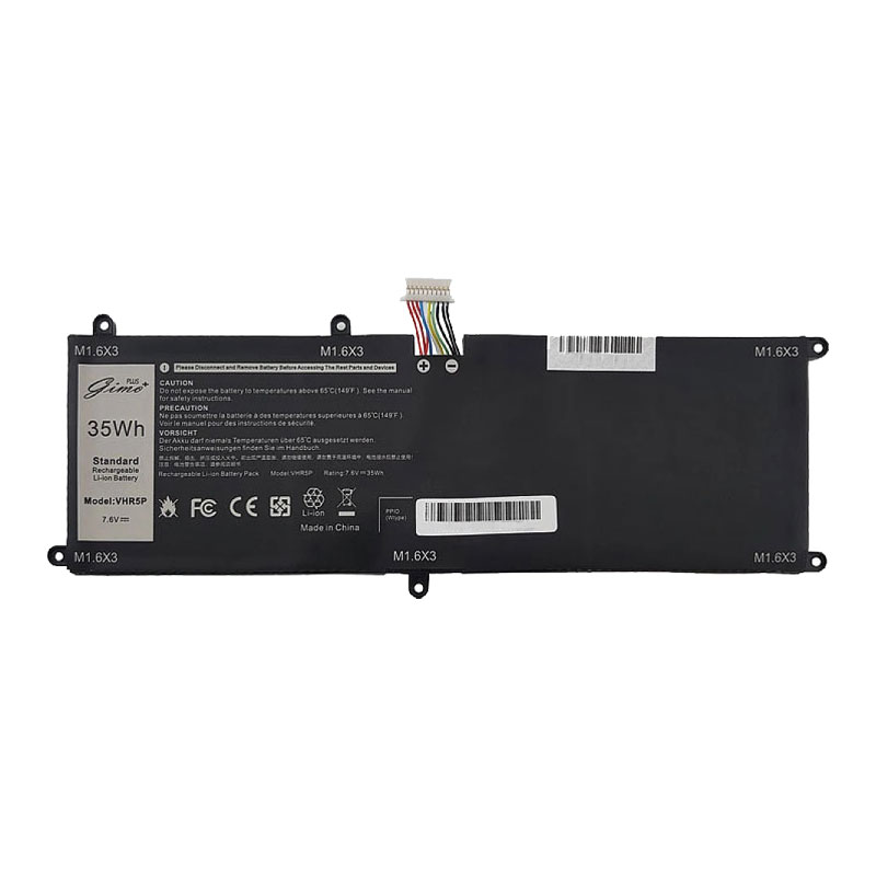 باتری لپ تاپ دل Latitude 11 5175_VHR5P Gimo Plus مشکی-داخلی-35 وات ساعت — تصویر ۲