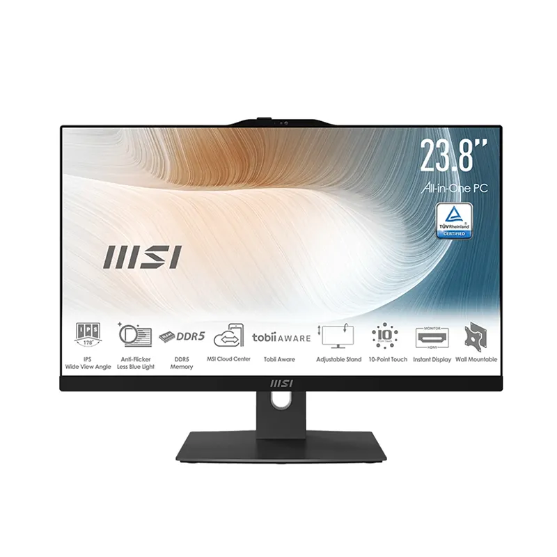 کامپیوتر همه کاره 23.8 اینچی ام اس آی مدل MSI AM242P 1M BLACK CORE 5 120U 16GB 512GB SSD INTEL