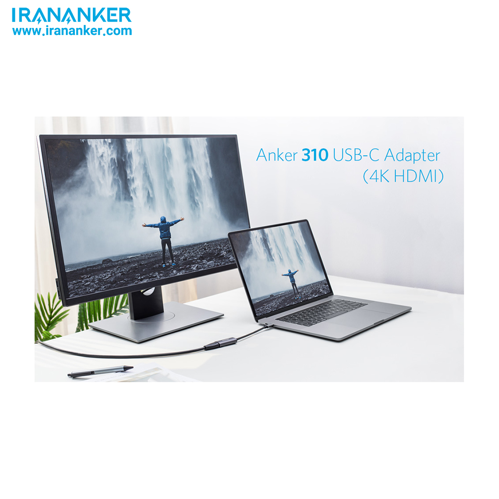 مبدل USB-C به HDMI انکر مدل PowerExpand+ USB C to HDMI A8312 با طول 15 سانتی متر — تصویر ۷