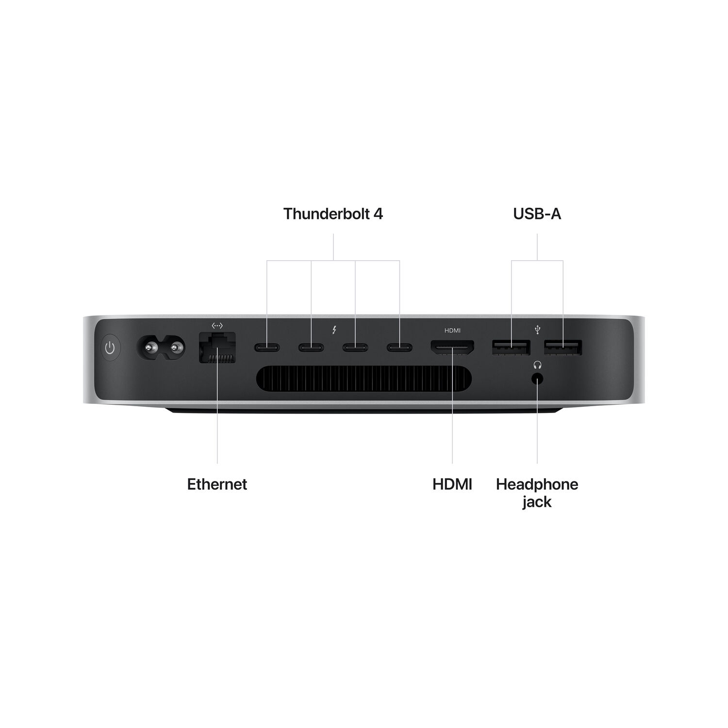 مک مینی M2 کاستوم پردازنده 8core – 10core حافظه رم 24 گیگابایت ظرفیت 1 ترابایت SSD نقره ای Z16K000RF — تصویر ۴