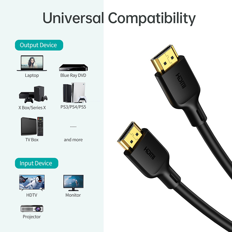کابل CHOETECH چویتِک HDMI دیجیتال 4K طول 2 متری مدل XHH02 — تصویر ۶