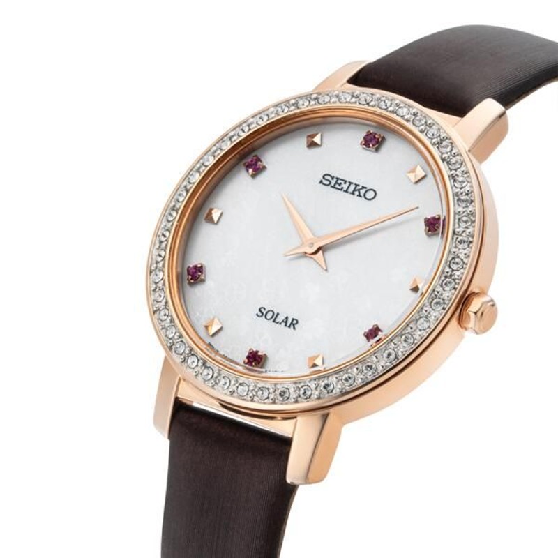 ساعت مچی زنانه بند چرم سیکو مدل SUP450P1 — تصویر ۲