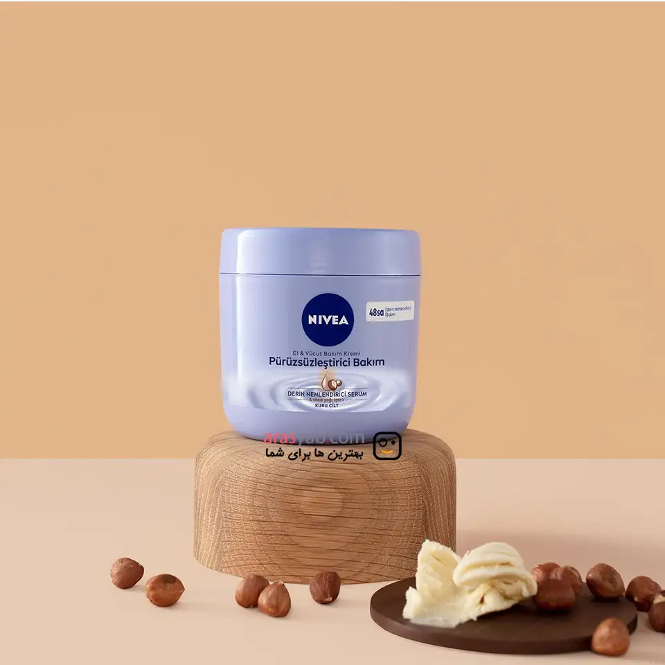 کرم مرطوب کننده دست و بدن نیوآ مدل Smooth Sensation مناسب پوست خشک ۴۰۰ میل — تصویر ۴