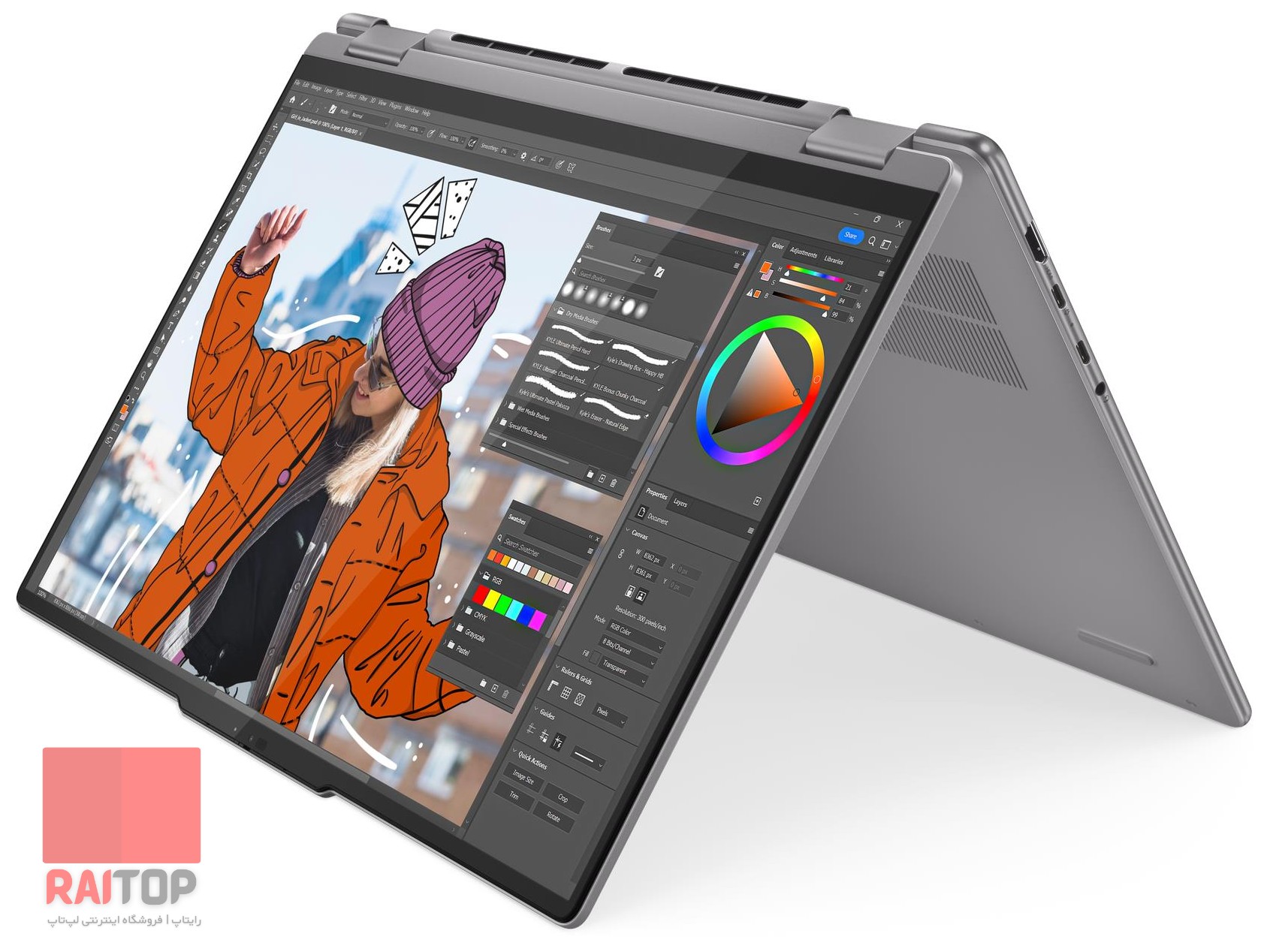 لپ تاپ 16 اینچی 2 در 1 Lenovo مدل Yoga 7 16AHP9 — تصویر ۵