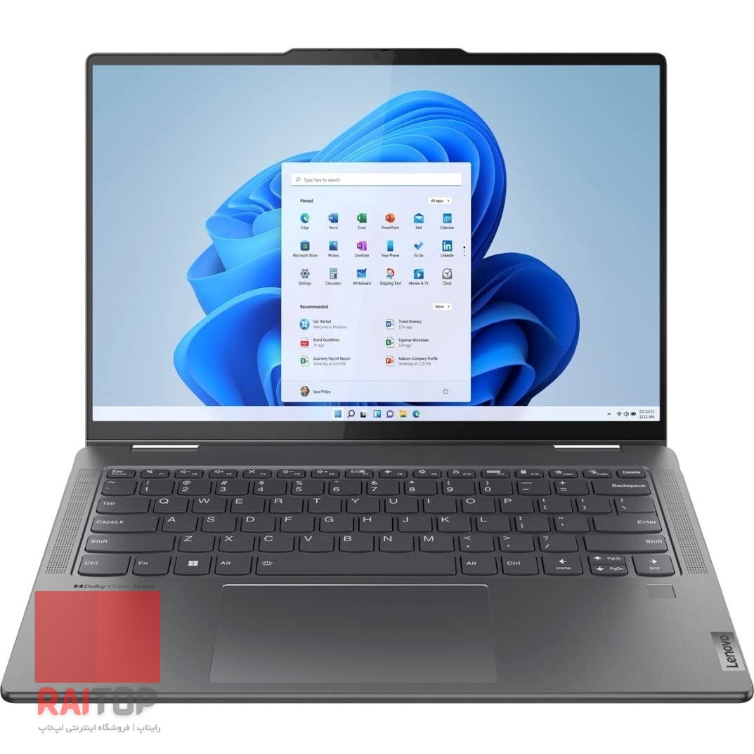 لپ تاپ 16 اینچی 2 در 1 Lenovo مدل Yoga 7 16AHP9