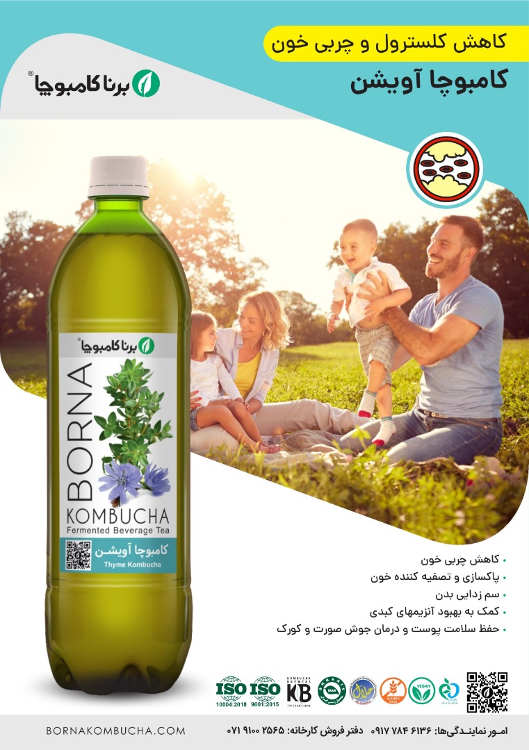 نوشیدنی کامبوچا آویشن — تصویر ۳