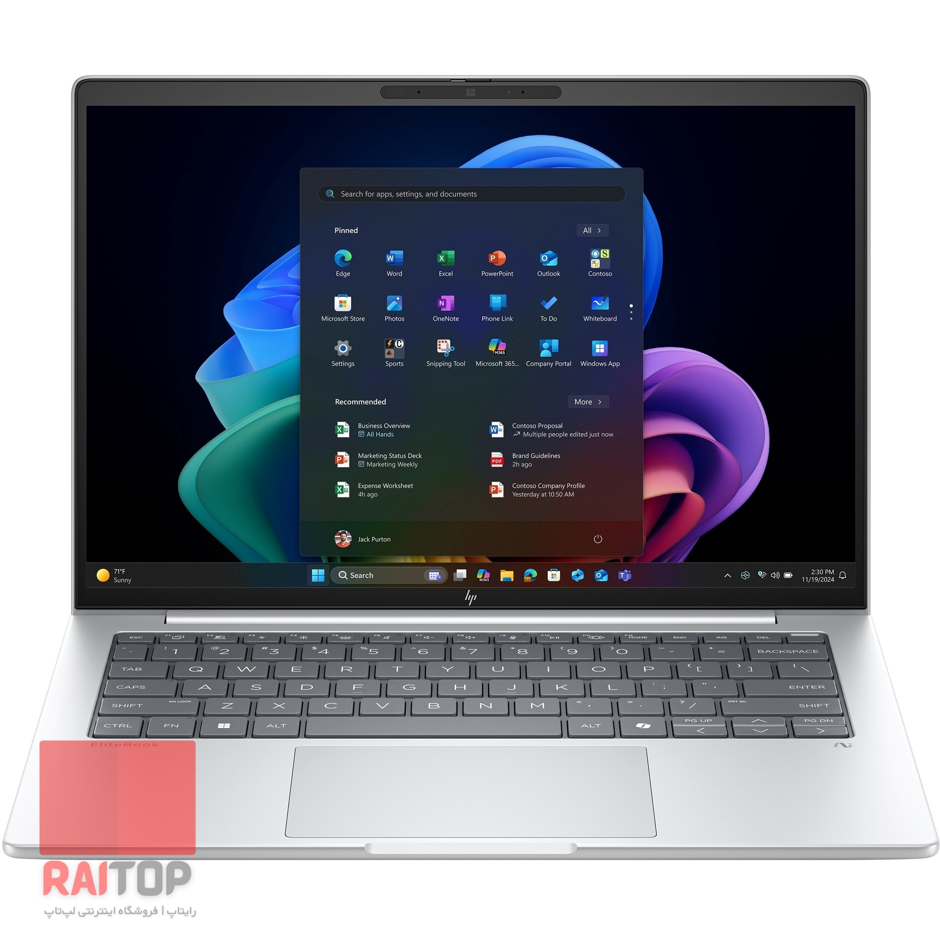 لپ تاپ 14 اینچی HP مدل EliteBook 8 G1a AI