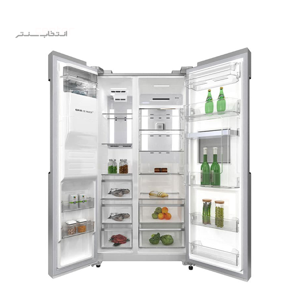 یخچال فریزر سایدبای ساید اسنوا سری هارمونی مدل SN8-2034SS — تصویر ۴