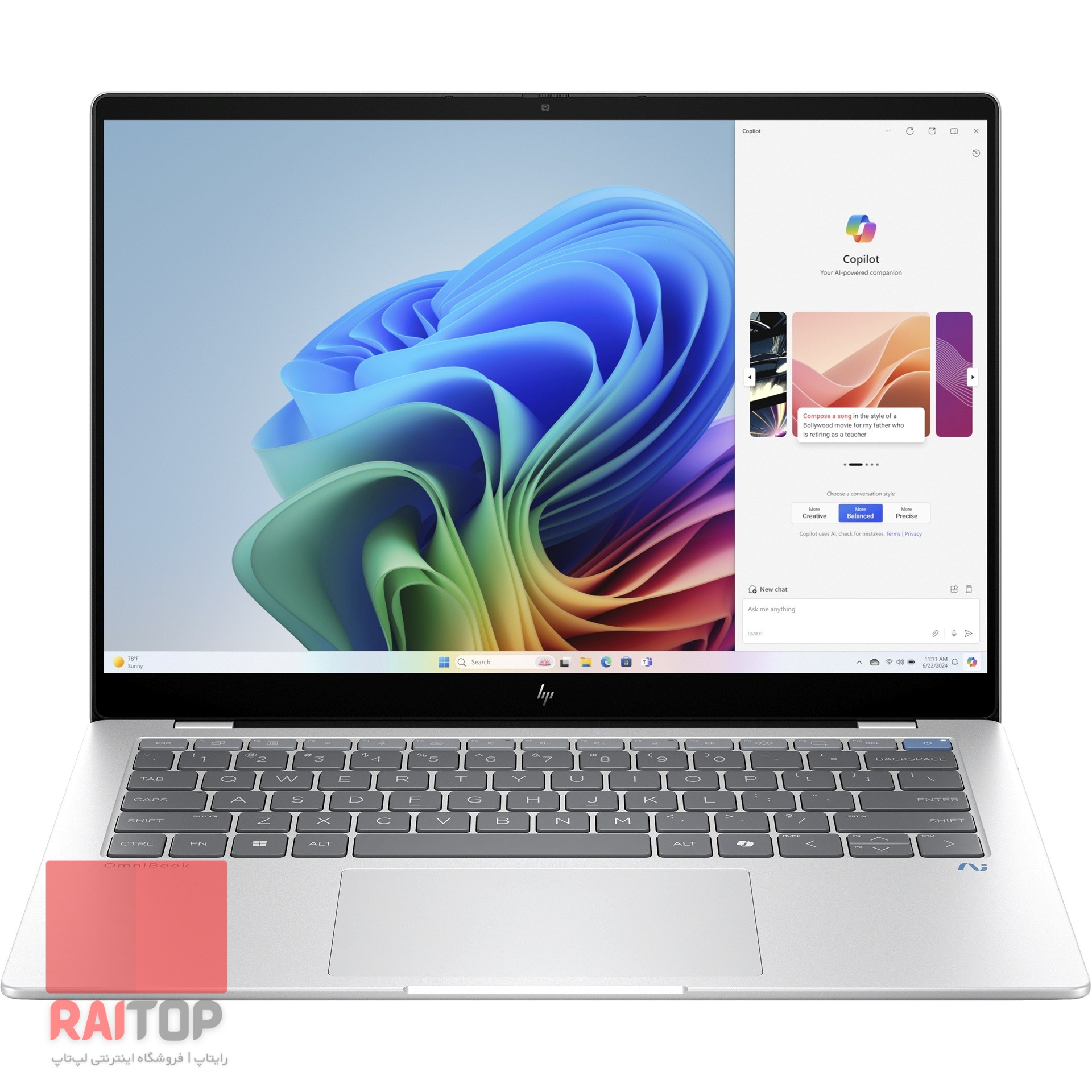 لپ تاپ 14 اینچی HP مدل OmniBook X 14-fe1
