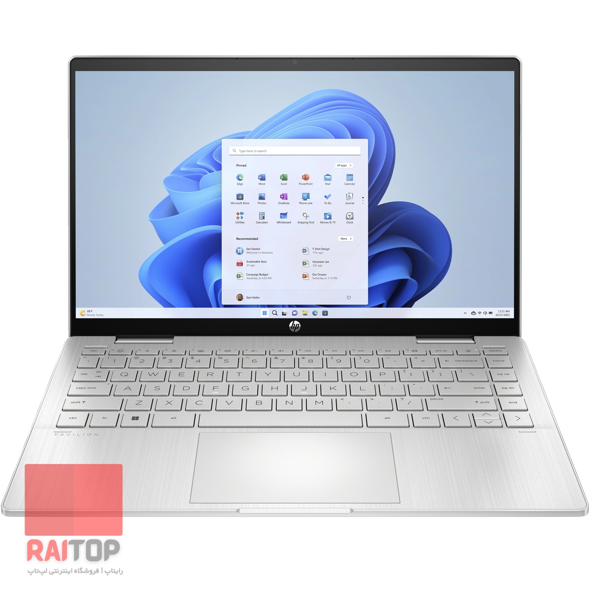لپ تاپ 14 اینچی HP مدل Pavilion x360 14-ek2 14th — تصویر ۲