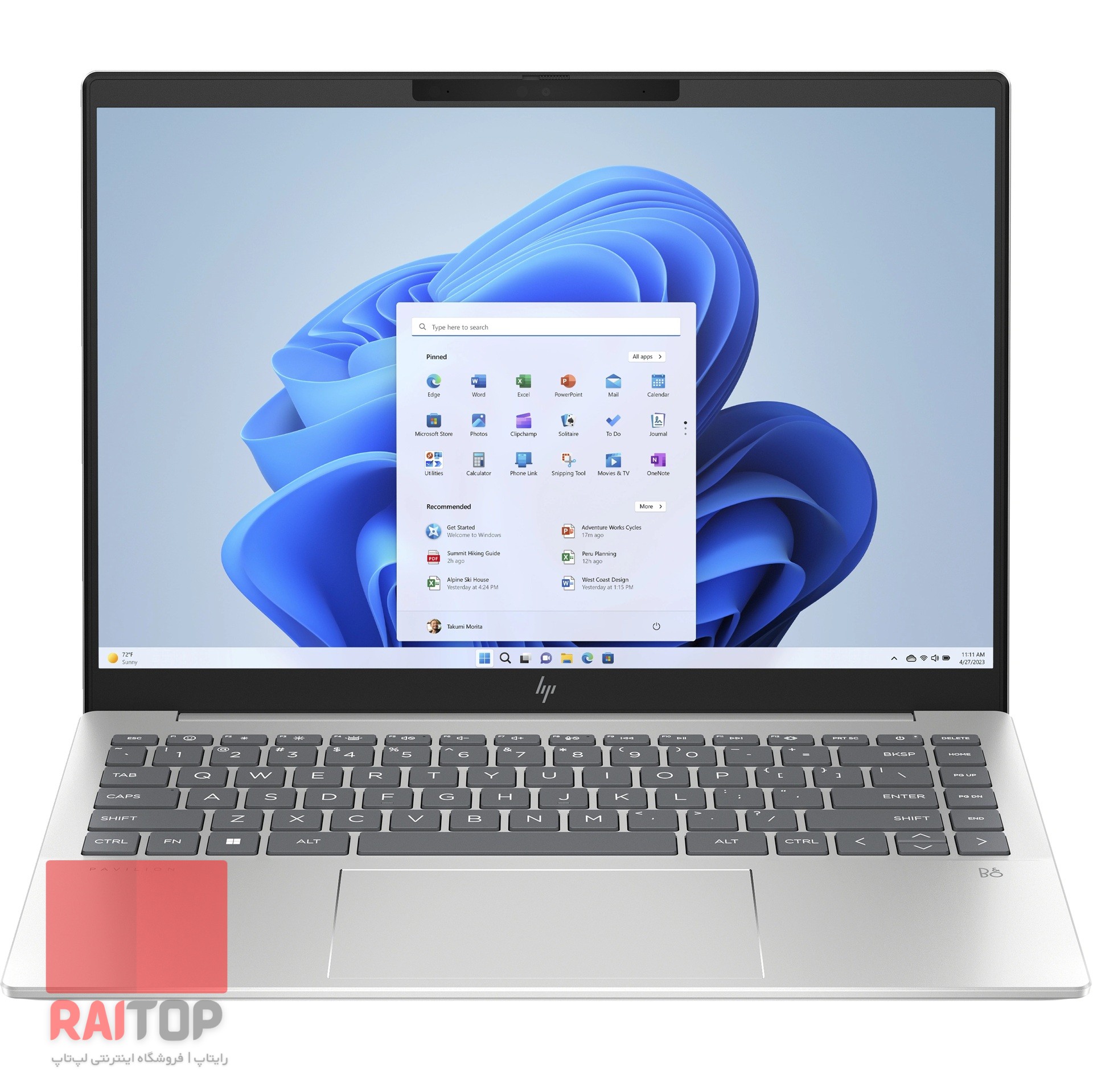 لپ تاپ 14 اینچی HP مدل Pavilion Plus 14-ey0