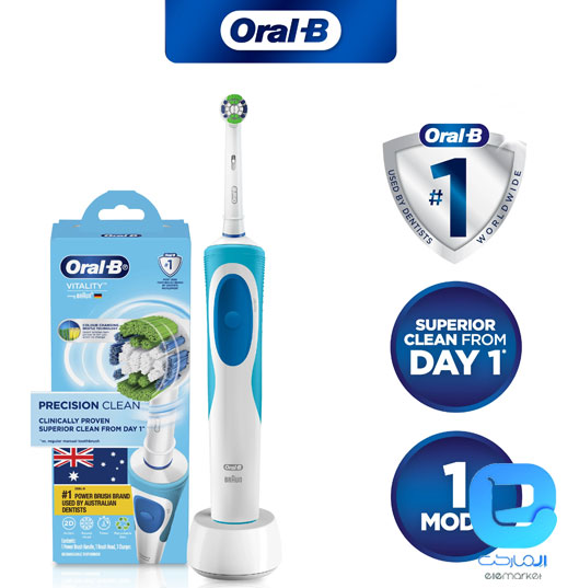 مسواک برقی اورال بی PRECISION CLEAN D100 — تصویر ۳