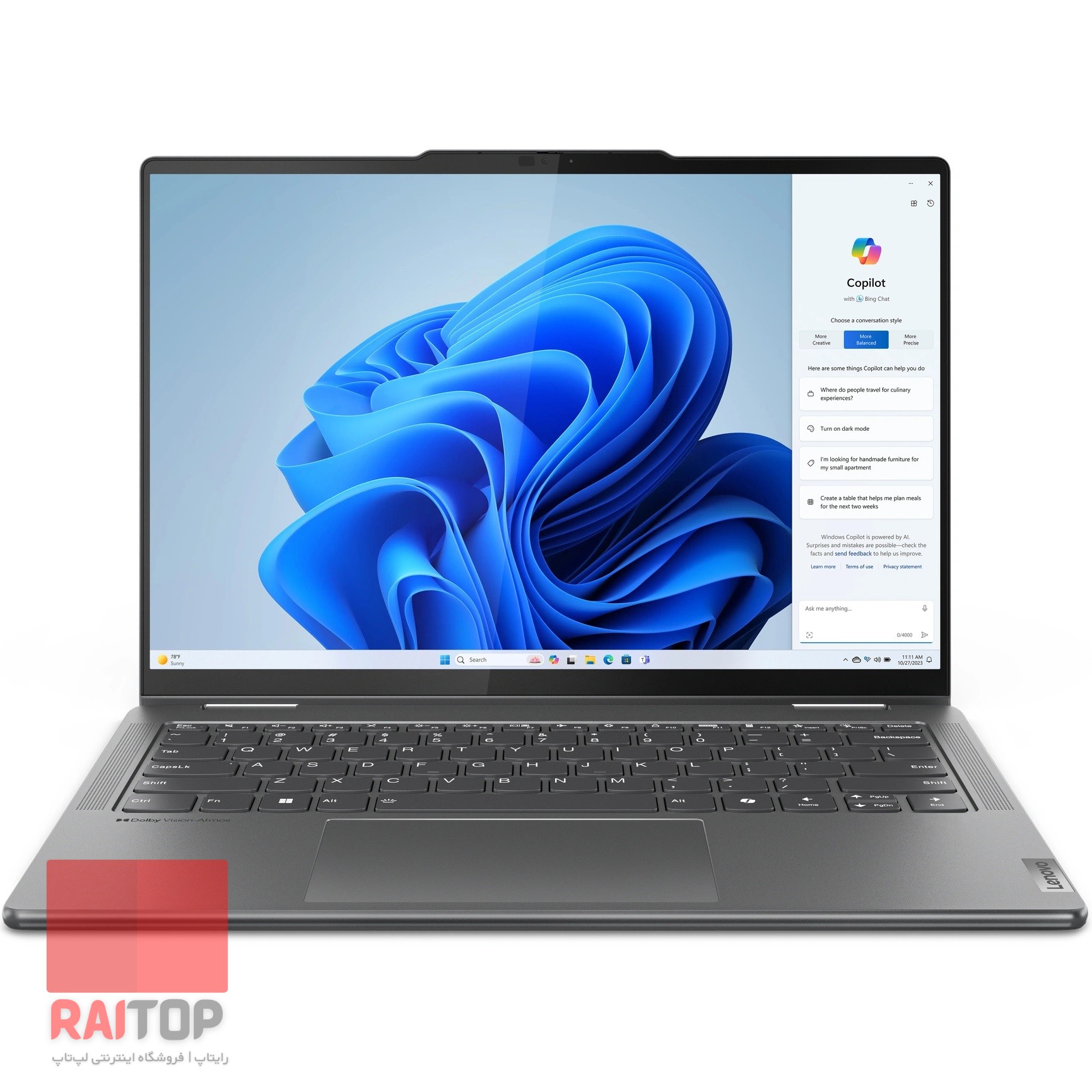 لپ تاپ 2 در 1 Lenovo مدل Yoga 7 14AHP9