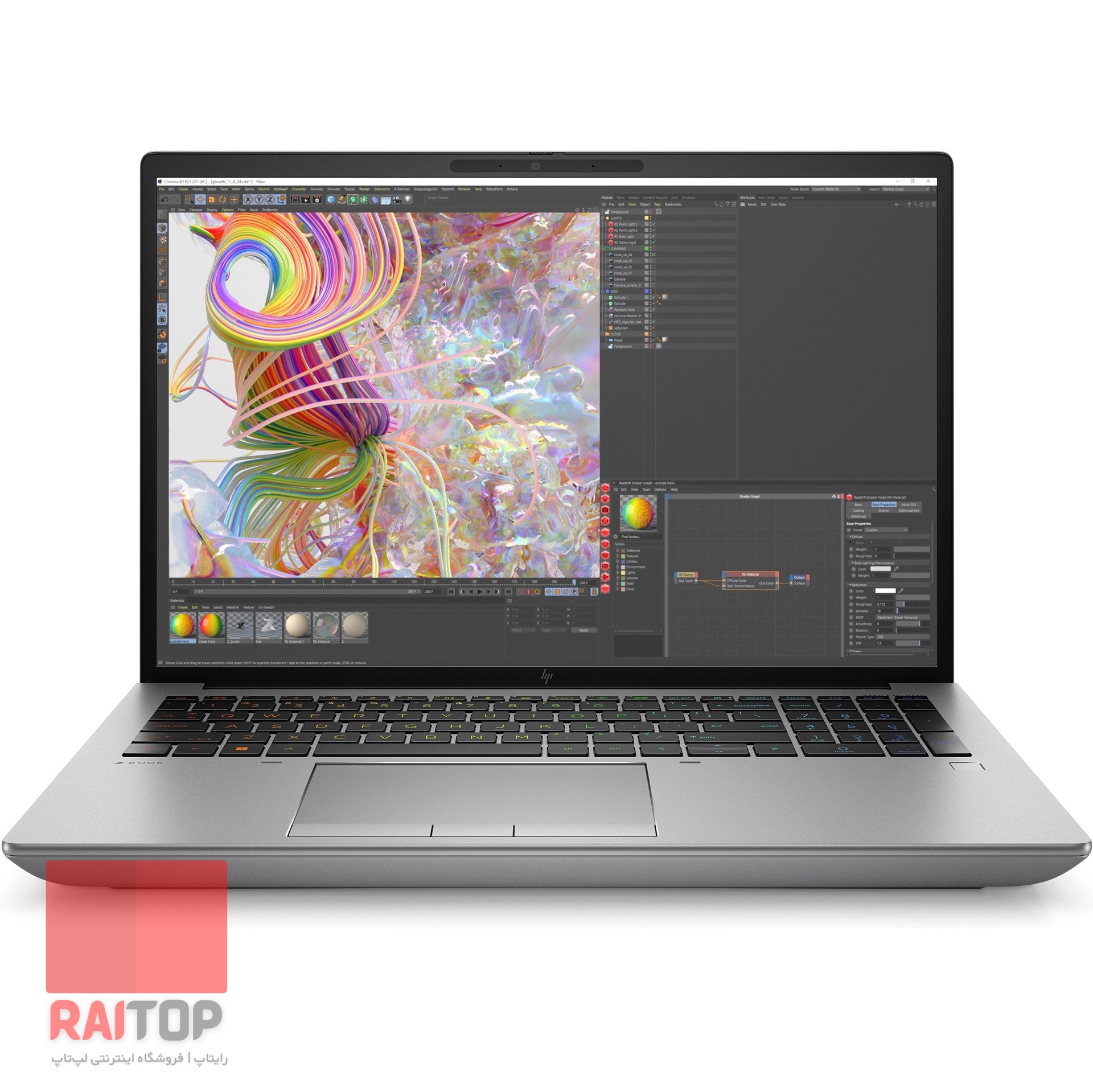 لپ تاپ 16 اینچی HP مدل ZBook Fury 16 G10