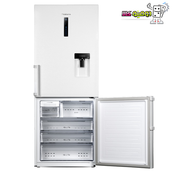 یخچال فریزر کمبی فریزر پایین پاکشوما مدل RCP-496iW — تصویر ۳
