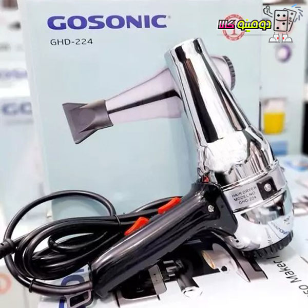 سشوار خانگی 1600 وات گوسونیک مدل GHD-224 — تصویر ۶