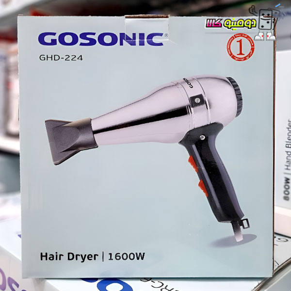 سشوار خانگی 1600 وات گوسونیک مدل GHD-224 — تصویر ۷