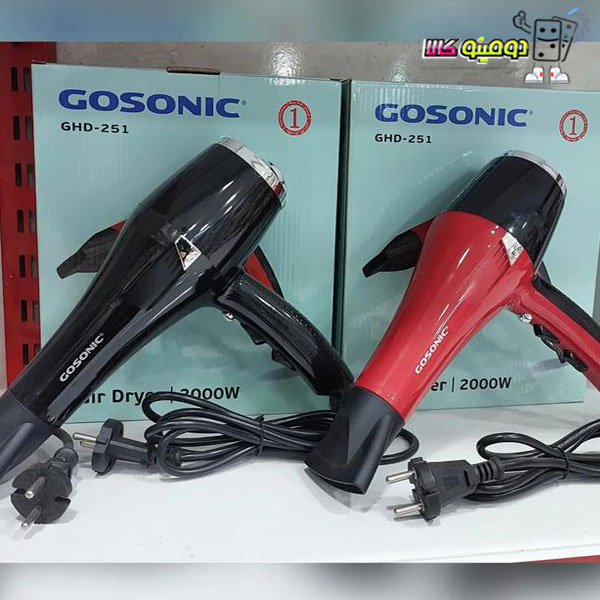 سشوار خانگی 2000 وات گوسونیک مدل GHD-251 — تصویر ۸