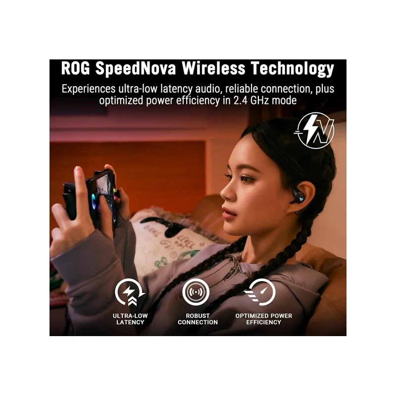 هندزفری ASUS O701 ROG CETRA OPEN WIRELESS/BLK — تصویر ۶