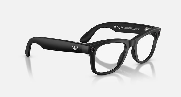 عینک هوشمند RAY-BAN | META GEN 2 WAYFARER Matte Black Grey Transitions S50 — تصویر ۵
