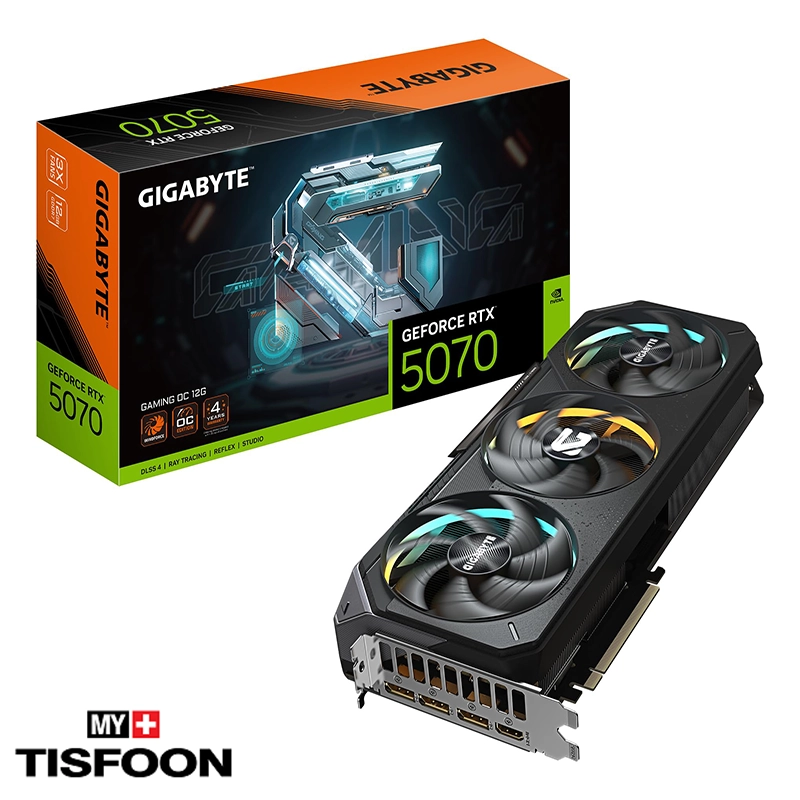 کارت گرافیک گیگابایت مدل GeForce RTX5070 GAMING OC 12GB