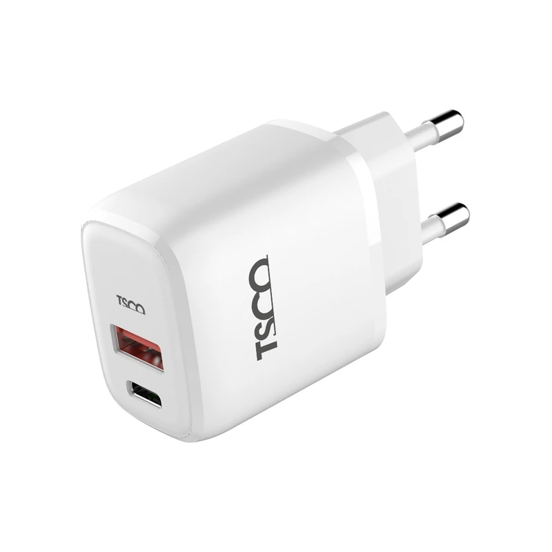 شارژر 20W دیواری دو پورت تسکو مدل TTC65 با گارانتی 12ماهه شرکتی — تصویر ۲