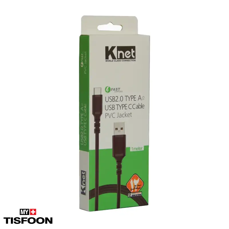 کابل USB TYPE C کی نت ۱ متری K-CUC02010 — تصویر ۳