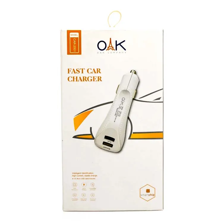 شارژر فندکی اوآک OAK مدل Car-2001 — تصویر ۲