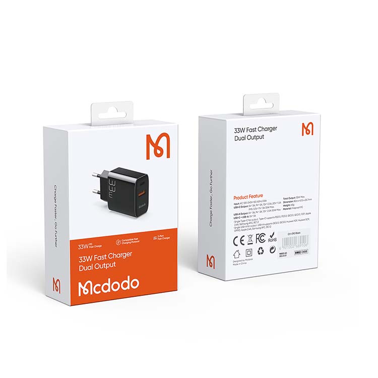 کله شارژ 33W مک دودو مدل Mcdodo CH-0921 — تصویر ۲