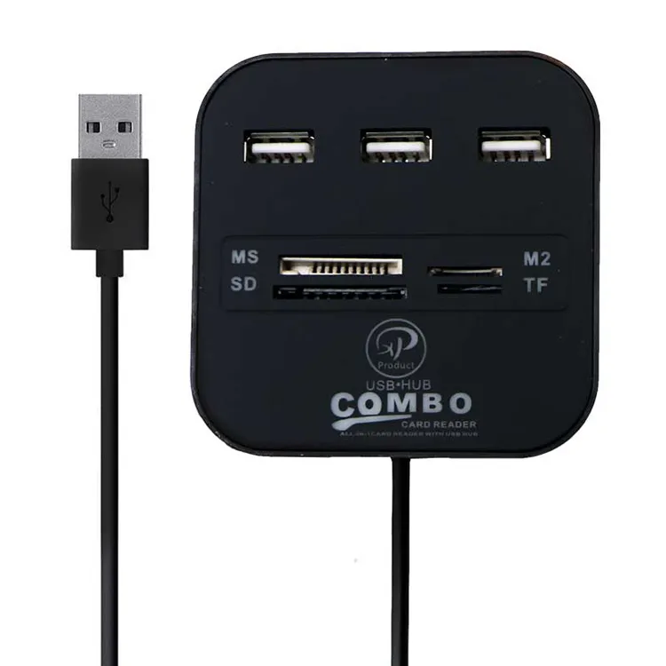 هاب و رم ریدر کومبو 3 پورت ایکس پی مدل XP-HC836G — تصویر ۳