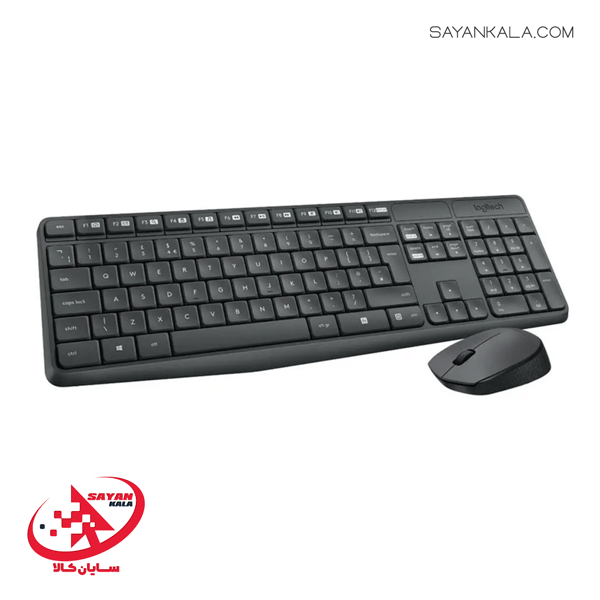 کیبورد و ماوس بی سیم لاجیتک مدل KEYBOARD AND MOUSE LOGITECH MK235