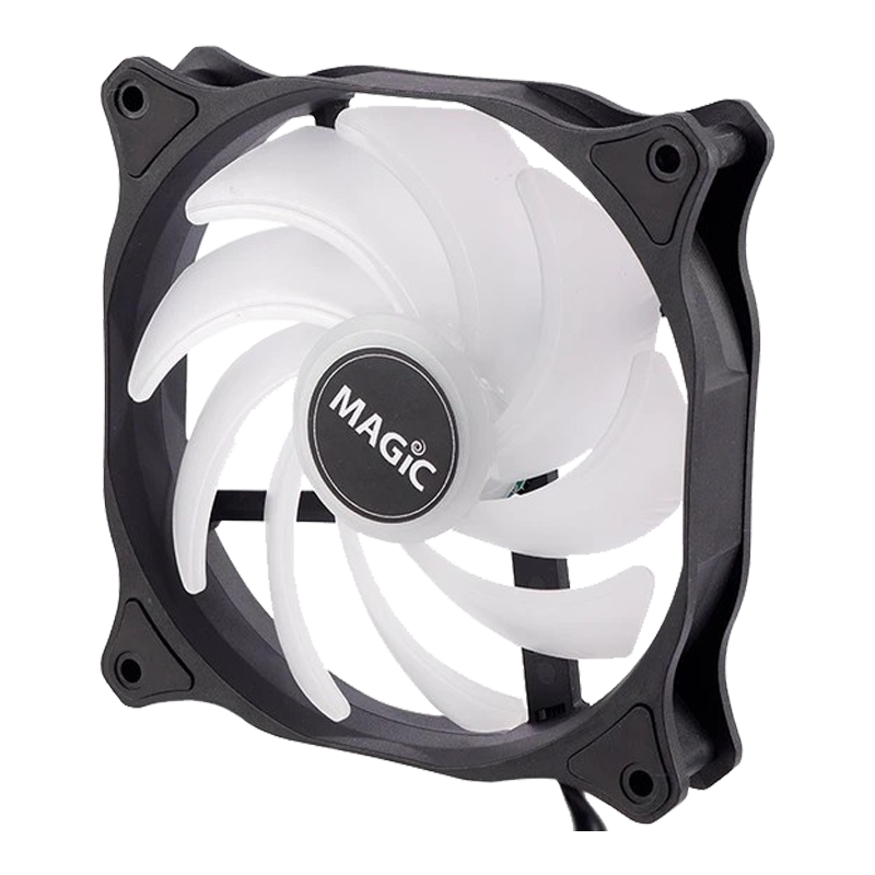 فن کیس اَوِست مدل MAGIC-120 BLACK ARGB — تصویر ۲