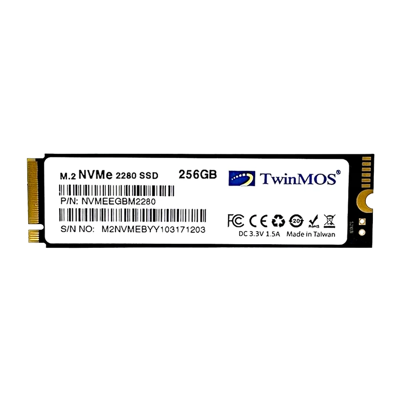 اس اس دی توین موس ظرفیت 256 گیگابایت مدل TwinMOS NVMe M.2 256GB 2280 — تصویر ۲