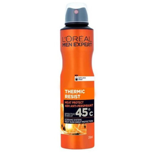 اسپری ضد تعریق مردانه ترمیک رزیست لورال حجم 250 میل Loreal Men Expert Thermic Resist