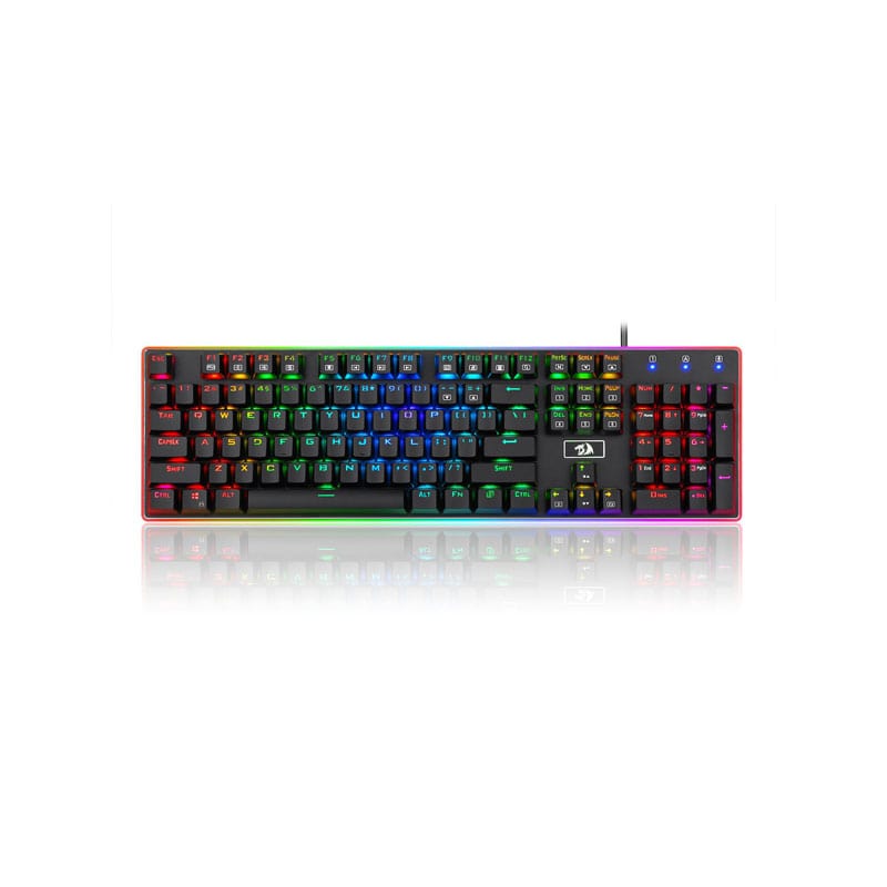 کیبورد مکانیکال گیمینگ ردراگون مدل Ratri K595 RGB سوئیچ آبی
