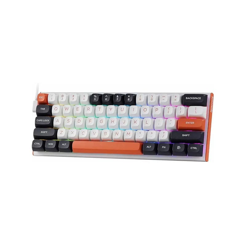 کیبورد مکانیکال گیمینگ ردراگون مدل Fidd K683 WBO RGB سوییچ صورتی — تصویر ۳