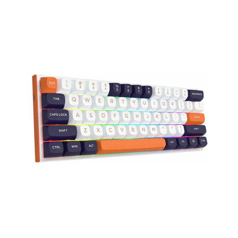 کیبورد مکانیکال گیمینگ ردراگون مدل Fidd K683 WBO RGB سوییچ صورتی — تصویر ۴