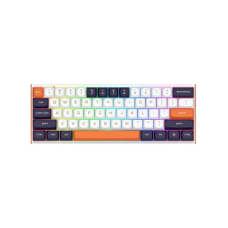 کیبورد مکانیکال گیمینگ ردراگون مدل Fidd K683 WBO RGB سوییچ صورتی