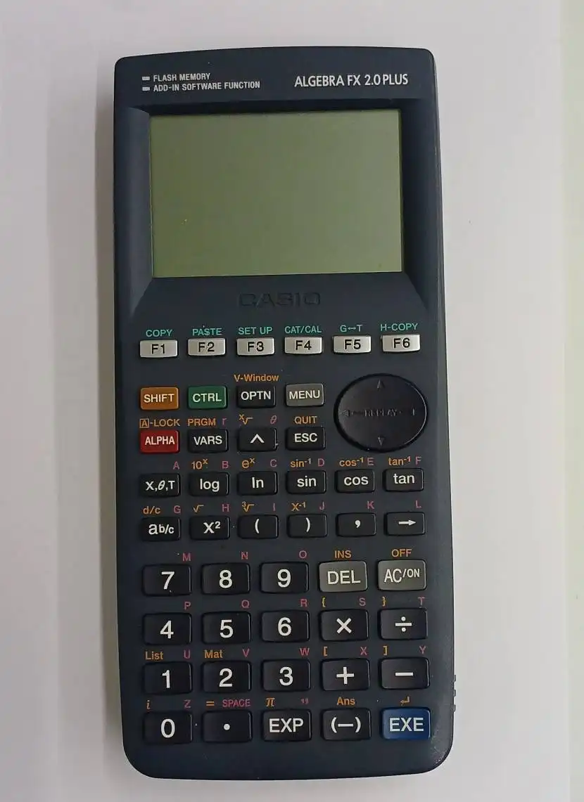 ماشین حساب مهندسی کاسیو Casio الجبرا FX2.0 PLUS(کارکرده-کم کار)