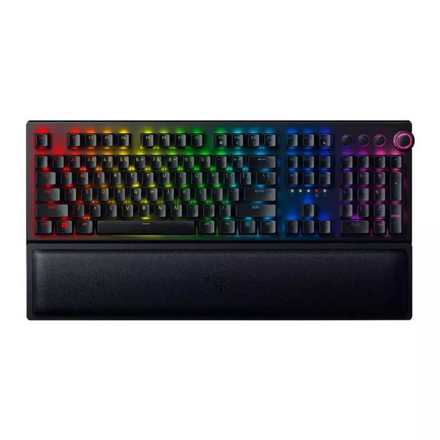 کیبورد بی سیم مکانیکال گیمینگ ریزر KEYBOARD RAZER BlackWidow V3 Pro Green Switch