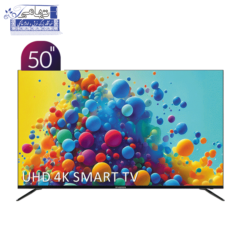 تلویزیون 50 اینچ هوشمند ایکس ویژن مدل 50XCU775