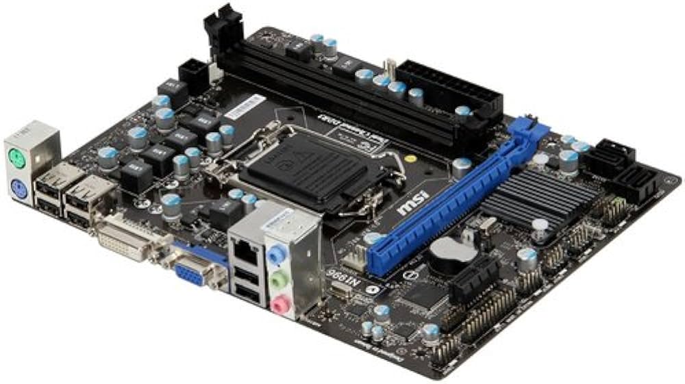 مادربرد ام اس ای دست دوم فاقد پنل MOTHERBOARD MSI H61M-P31/(G3)
