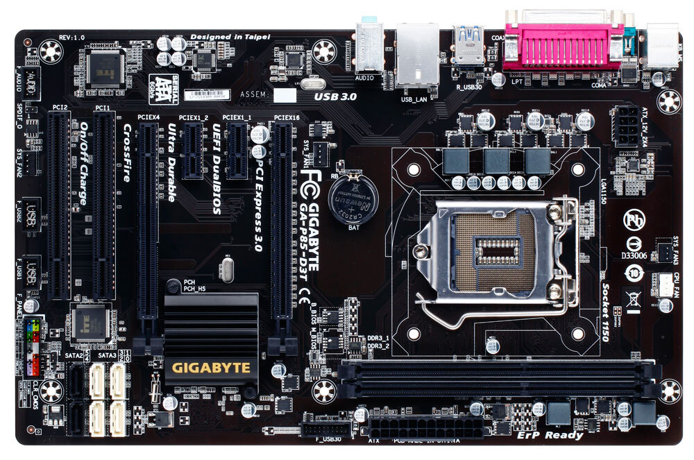 مادربرد گیگابایت استوک MOTHERBOARD GIGABYTE GA-P85-D3T — تصویر ۲