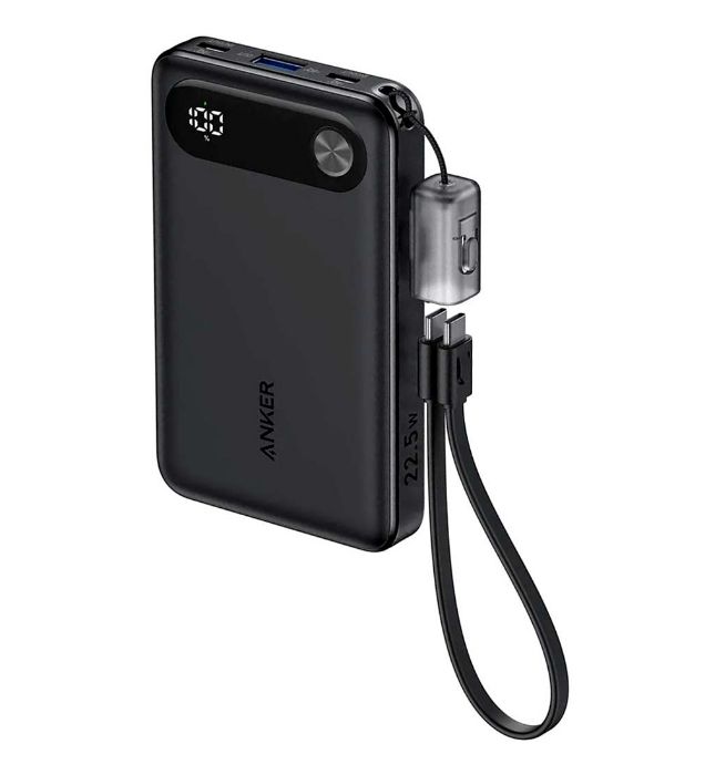 پاوربانک انکر مدل A1257 22.5W ظرفیت 10000 میلی آمپر ساعت