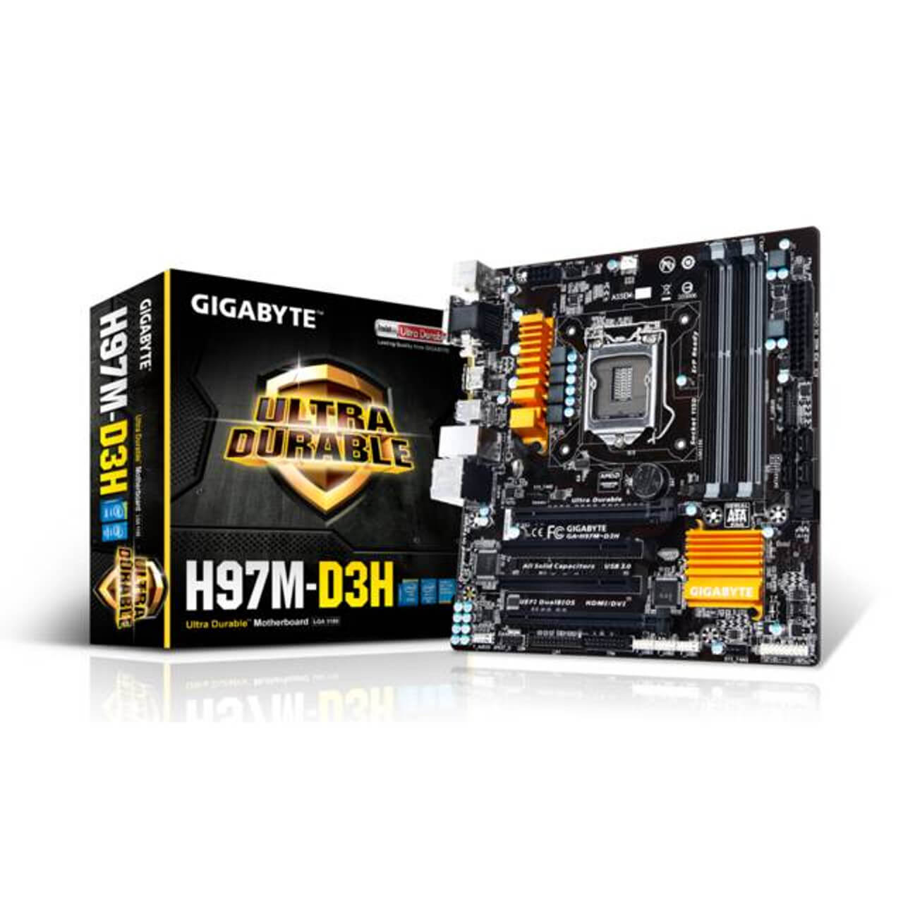 مادربرد گیگابایت استوک مدل MOTHERBOARD GIGABYTE H97M-D3H
