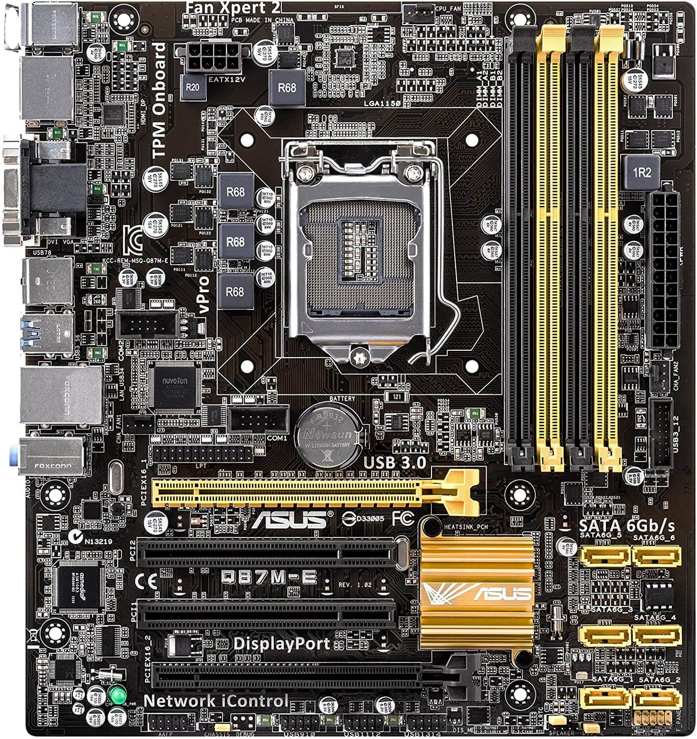 مادربرد ایسوس استوک MOTHERBOARD ASUS Q87M-E