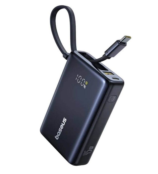 پاوربانک 45W باسئوس مدل PicoGO PPPG-1W45C ظرفیت 10000 میلی آمپر ساعت
