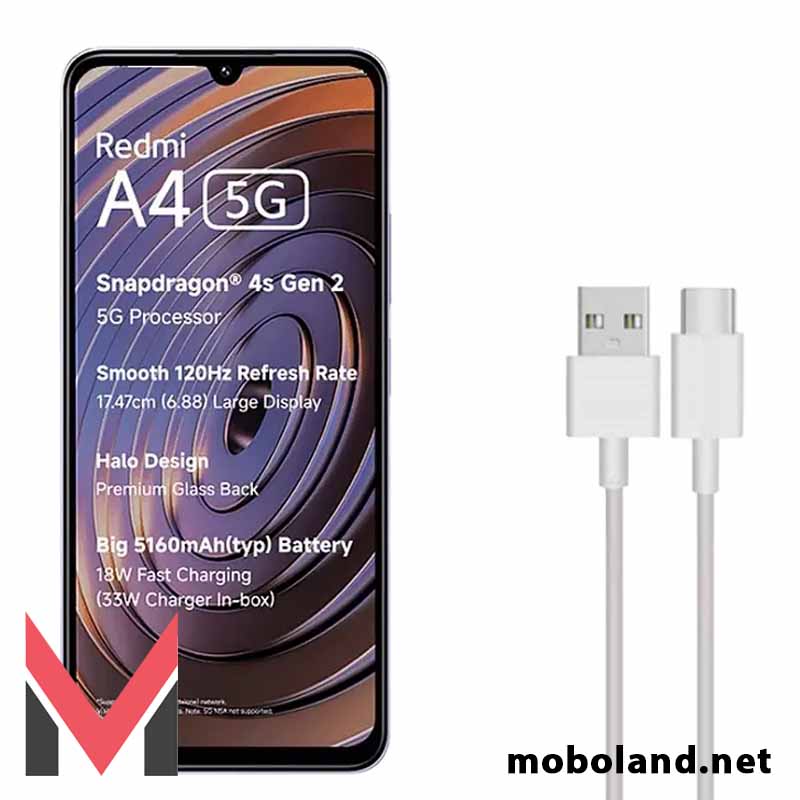 کابل اصلی شیائومی ردمی Redmi A4