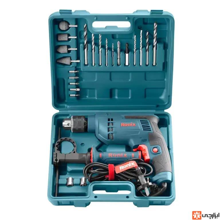 ست ترکیبی دریل برقی 29 پارچه RS-0007 رونیکس